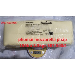 Phomai mozzarella 2.5kg - ảnh sản phẩm 1