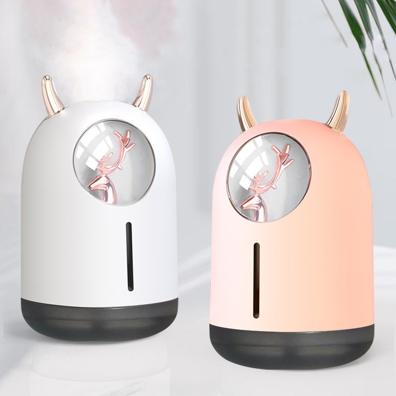 Máy Khuếch Tán Tinh Dầu Làm Ẩm Không Khí Fnelse 600ml Có Đèn Ngủ