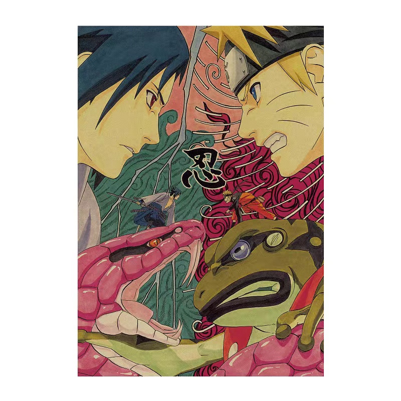 Tranh CuộN Treo TườNg HoạT HìNh Fire Shadow Ninja krah