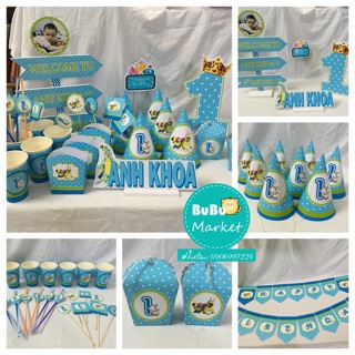 Set trang trí sinh nhật cho bé