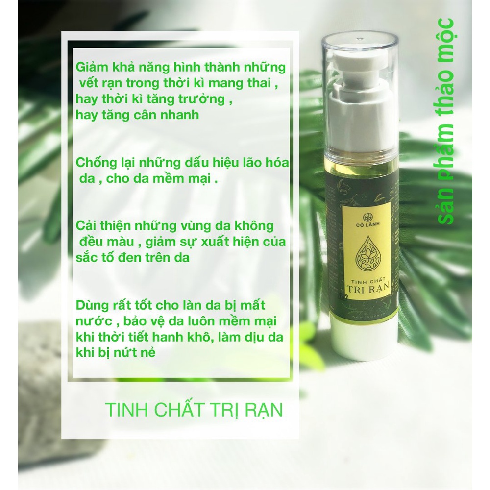 Tinh chất xóa Rạn Cỏ Lành 50ml - Xóa Rạn da sau sinh cho Mẹ