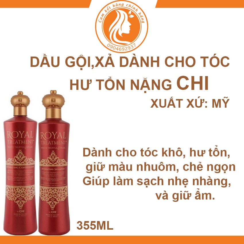 Dầu gội Chi Royal dành cho tóc khô, hư tổn nặng và giữ màu nhuộm