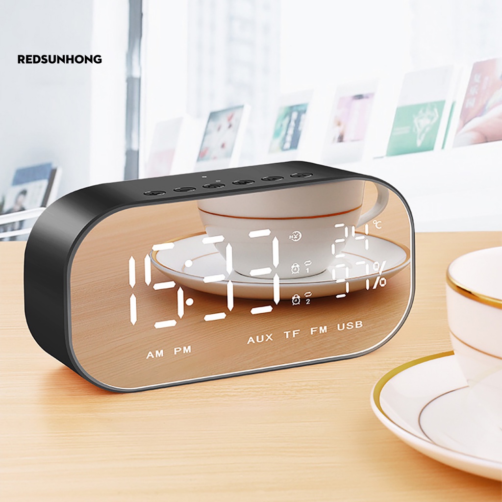 [RSH.z] Loa Kép Bluetooth 4.2 Thiết Kế Nhỏ Gọn Có Đèn LED Cho Nhà / Văn Phòng / Xe Hơi / Ngoài Trời