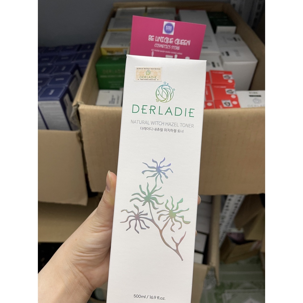 Toner Derladie Nước Hoa Hồng Cây Phỉ, Lavender, Rose cân bằng da - Derladie Natural Toner 500ml nhập khẩu chính hãng