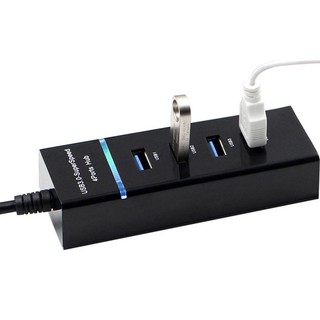 Bộ chia USB Hub thành 4 cổng USB màu xanh