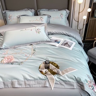 Set Chăn Ga Gối Lụa Luxury 100s ( Set 4 món )