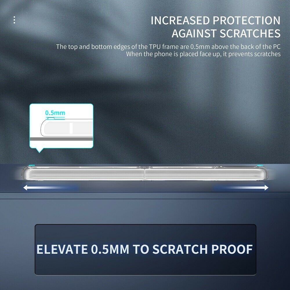 Ốp Điện Thoại Pc Acrylic Trong Suốt Có Túi Khí Chống Sốc Cho Samsung Galaxy Z Flip 3 5g