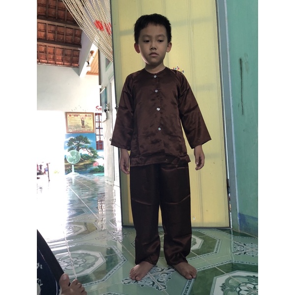 Bộ bà ba phi bé trai / bé gái kèm khăn rằn
