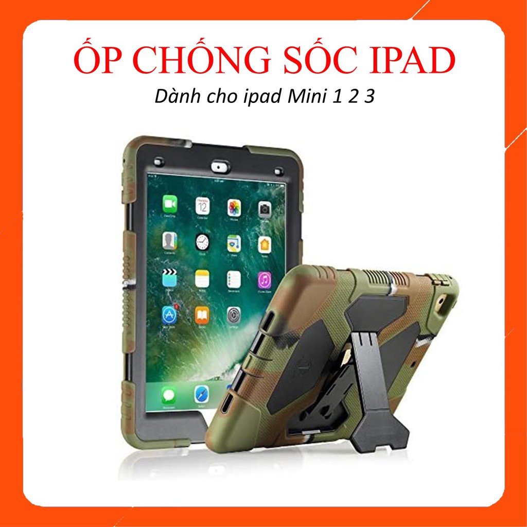 Ốp lưng silicon ipad mini 1 2 3 chống sốc cực tốt, không bám vân tay và mồ hôi N8