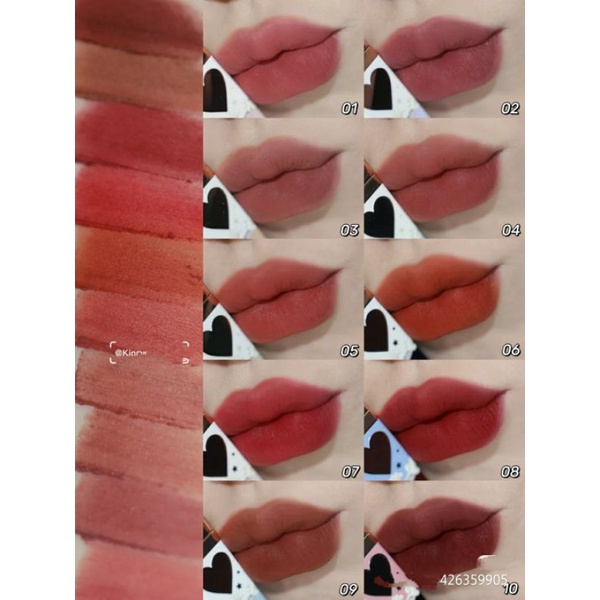 Có sẵn - son kem Flower knows thỏi vuông lip mud bộ sưu tập circus "rạp xiếc"