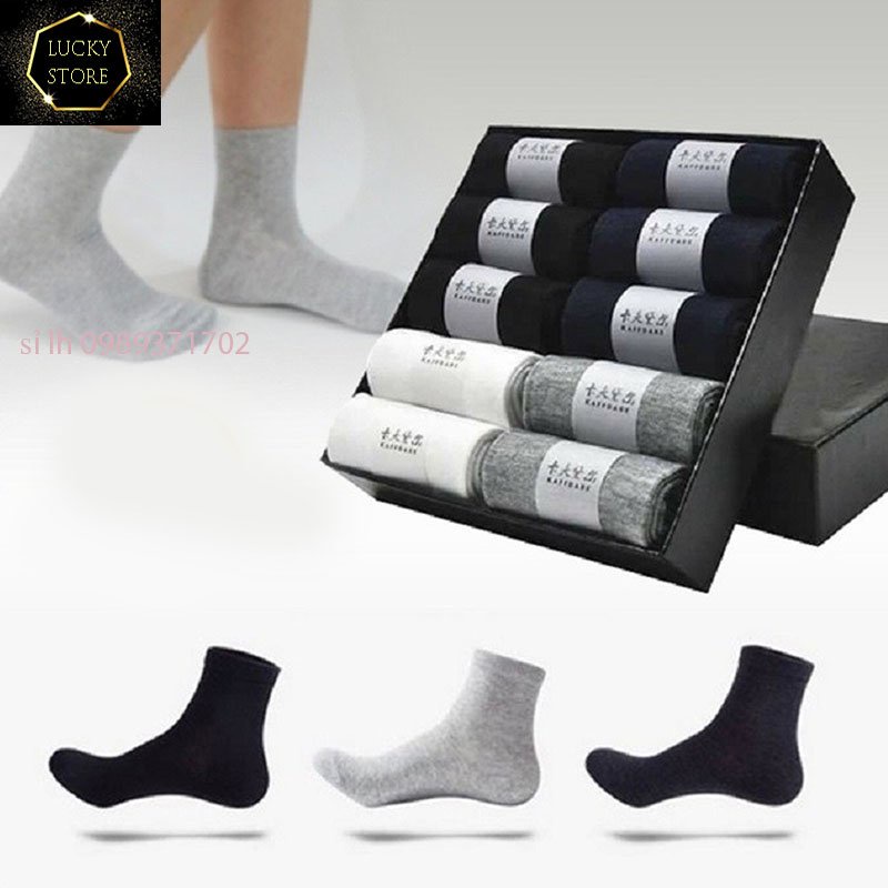 Tất nam, Hộp 10 đôi Tất Nam