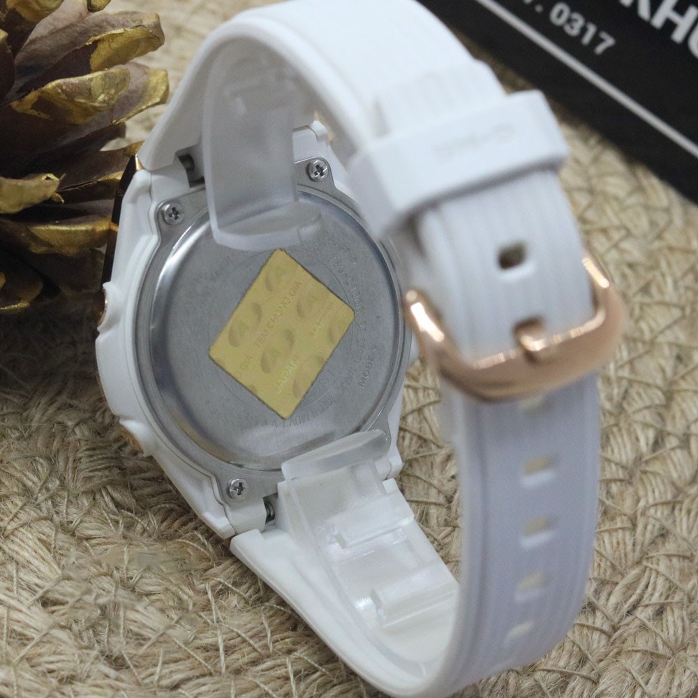 Đồng Hồ Nữ Casio Baby-G MSG-C100G-7ADR - Gờ Mặt Kim Loại - Chống Nước 100m- bảo hành 12 tháng