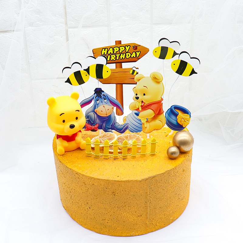 Set que cắm gấu Pooh + ong vàng