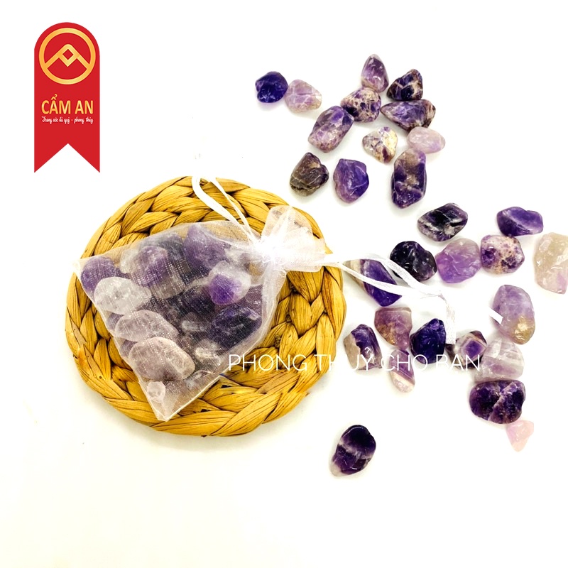 Túi Đá AA Thanh Tẩy Tarot và Năng Lượng Xấu, Hàng chất lượng AA tuyển chọn - Cẩm An