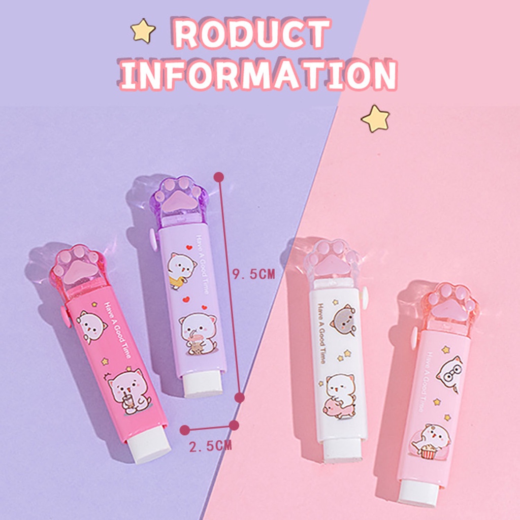 Gôm Tẩy Dạng Đẩy Dễ Thương Sáng Tạo