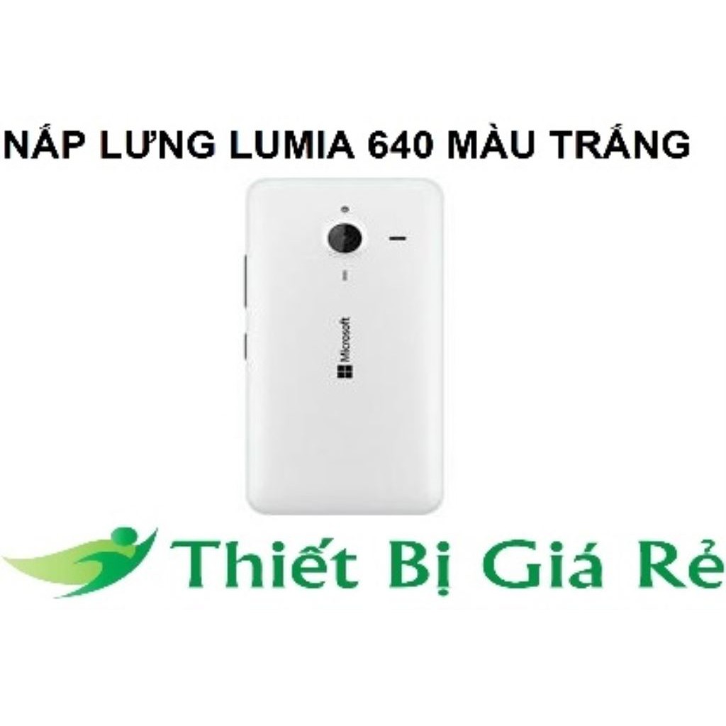 NẮP LƯNG LUMIA 640 MÀU TRẮNG