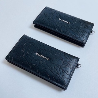 Ví da dáng đứng local brand Clownz camo leather long wallet chính hãng