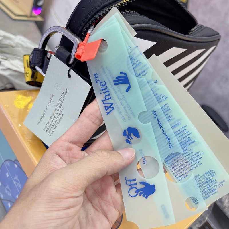 ⚡️[Mirror Quality] - Túi Đeo Chéo Off White Binder Nylon Small Crossbody Bag Black White, Túi đeo chéo OFF WHITE