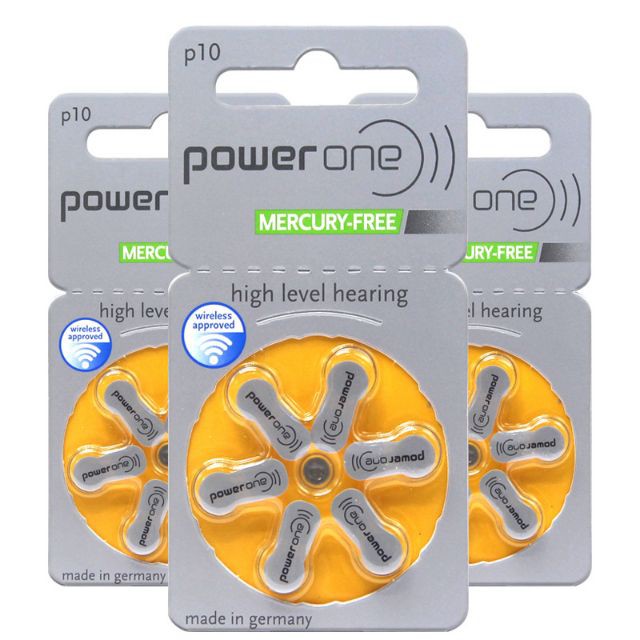 Pin máy trợ thính PowerOne P10 zine veta Đức [www.thietbikq.com]