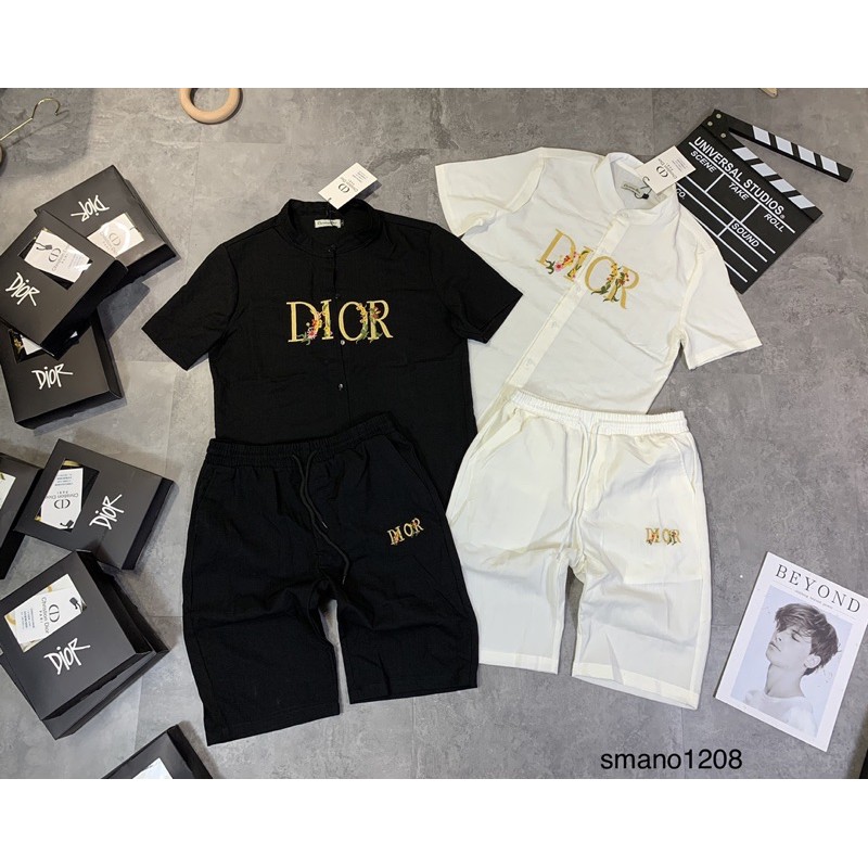 Đồ bộ đũi nam thêu hoa . Đồ bộ hè nam chất đũi 02 | BigBuy360 - bigbuy360.vn