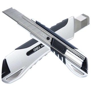 Dao dọc giấy deli vỏ hợp kim cao cấp 2057