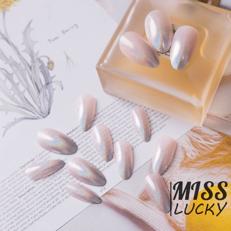 Móng tay giả màu Gradient chống thấm nước dễ tháo phong cách sang trọng
