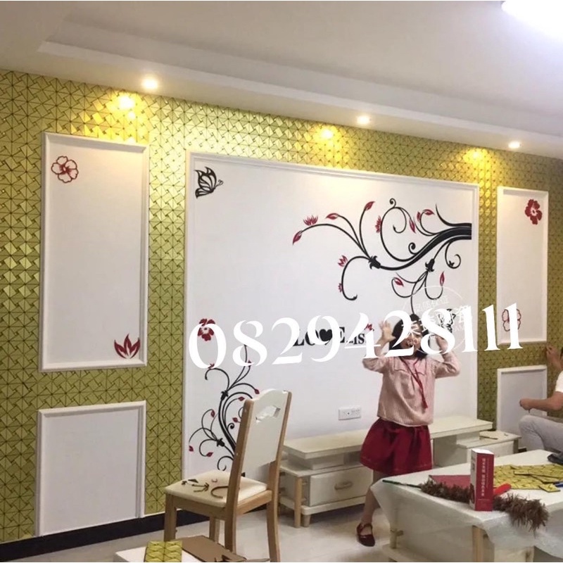 Miếng dán chống nước, trang trí nhà cửa hình tam giác bạc | BigBuy360 - bigbuy360.vn