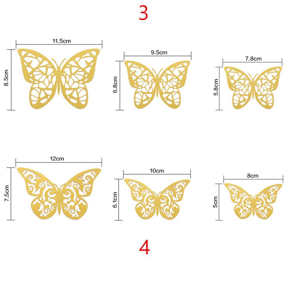 Bộ 12 Sticker Dán Tường Họa Tiết Hoạt Hình 3D Dùng Trang Trí Phòng Trẻ Nhỏ