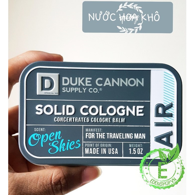 [CHÍNH HÃNG - FULL 3 MÙI] NƯỚC HOA KHÔ NAM cao cấp DUKE CANNON Bourbon/Land/Air -Hương thơm quyến rũ, lưu hương bền lâu | BigBuy360 - bigbuy360.vn