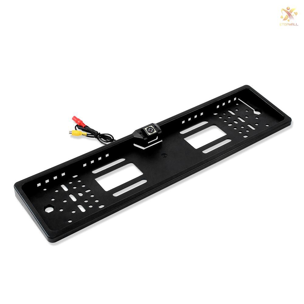 Khung đỡ biển số xe kèm camera tầm nhìn sau CCD HD có bóng đèn 12 led cho ô tô | BigBuy360 - bigbuy360.vn