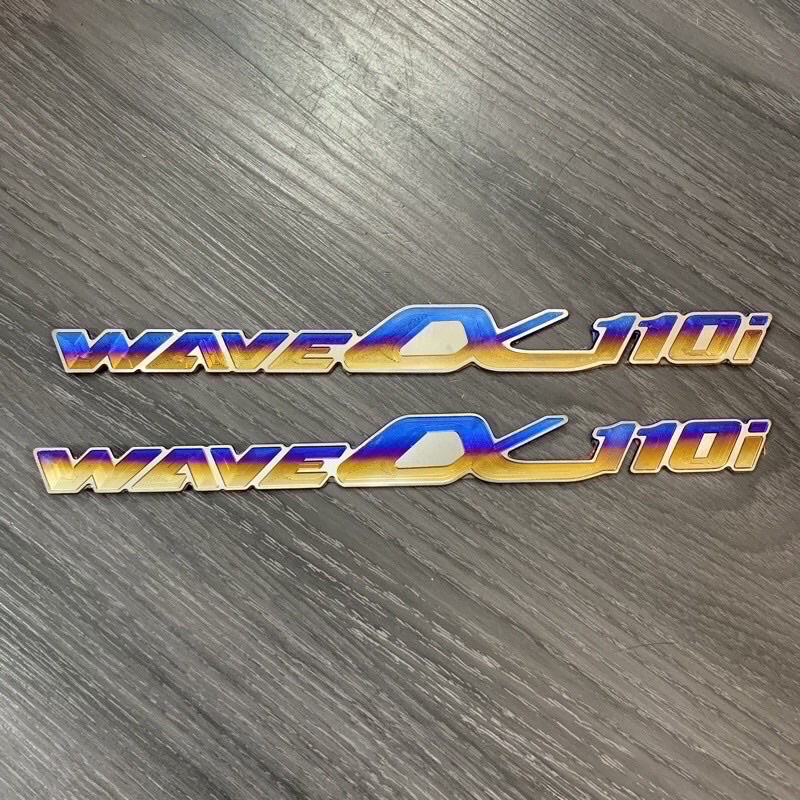 [ Giá 1 Chữ ] Chữ Wave a 110i Titan Sẵn Keo Dán 3M Cực chất