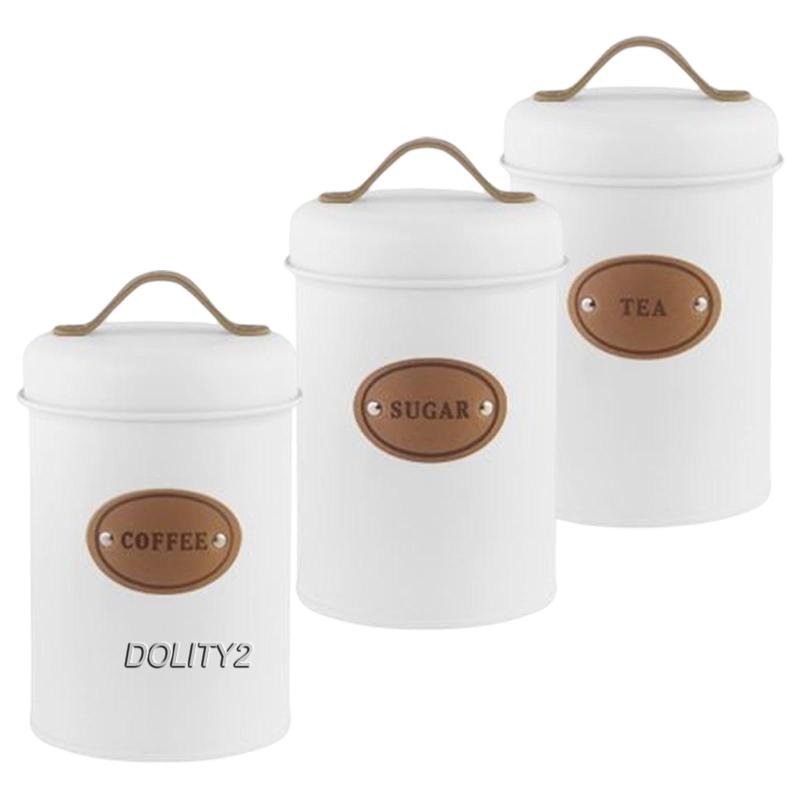 [Dolity2] Hũ Đựng Đồ Có Nắp Chặt Khí Phong Cách Bắc Âu Cho Phòng Bếp Quầy Bartop