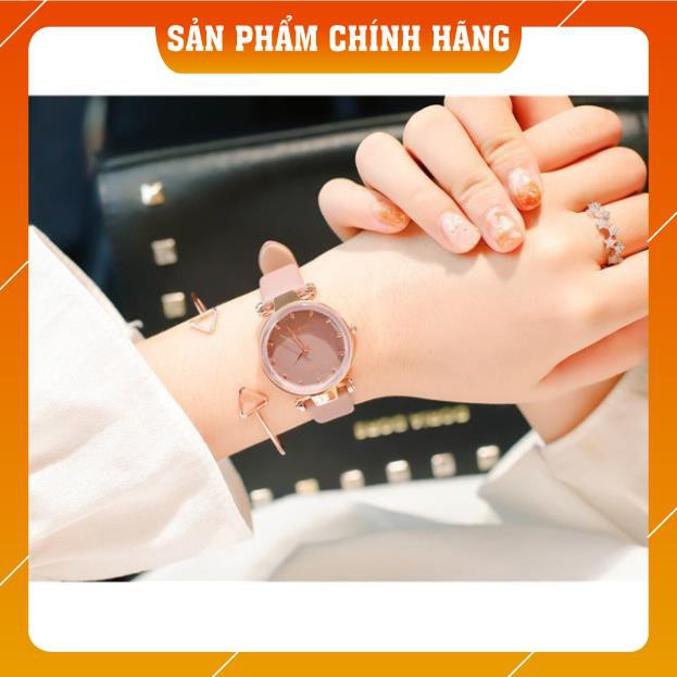 Đồng hồ nữ Doukou 3422 hàng chính hãng dây da mặt sao trời | BigBuy360 - bigbuy360.vn