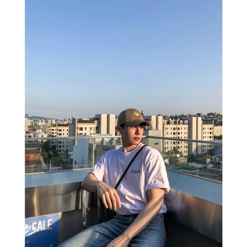 Áo thun WhatitisNt markgonzales angel - Trắng [ Xuất Hàn ]