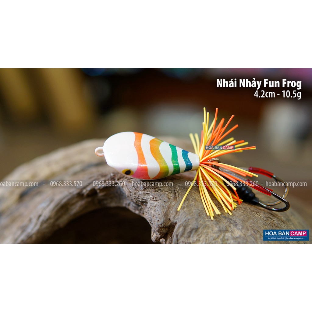 Mồi Lure Nhái Nhảy Fun Frog | 4.2cm – 10.5g