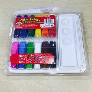 Màu Nước tuýp WinQ W-11 (12 Màu)