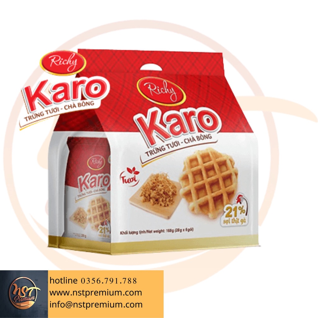 Bánh trứng tươi – chà bông Karo Richy