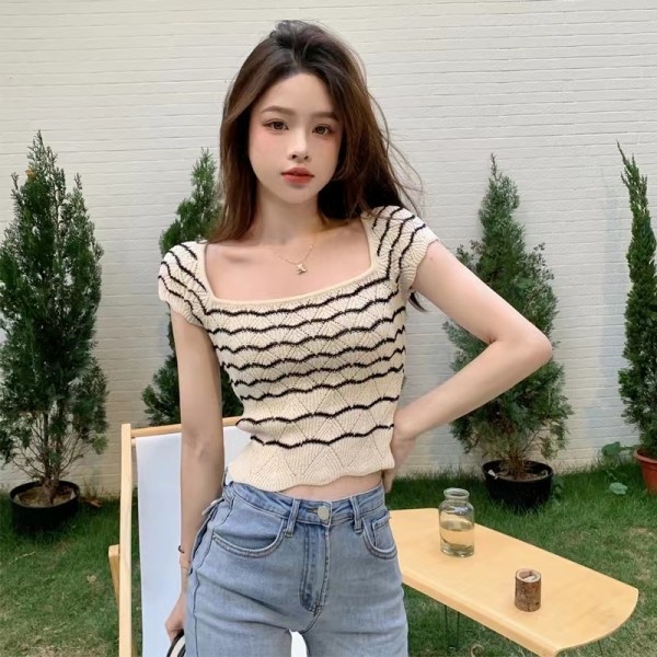 NRVP Áo Trễ Vai NgắN Tay ThờI Trang Cho Nữ