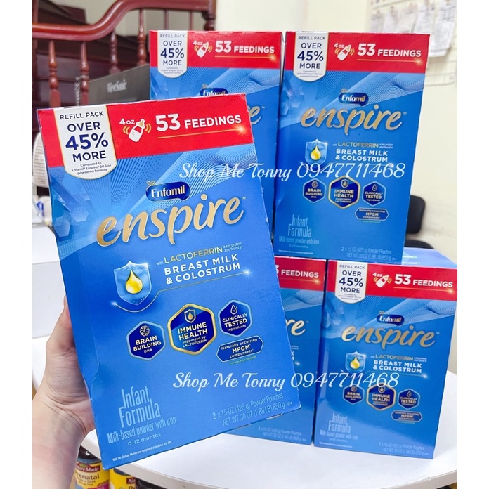 Sữa bột Enfamil Enspire Infant Formula 204g 581g 850g