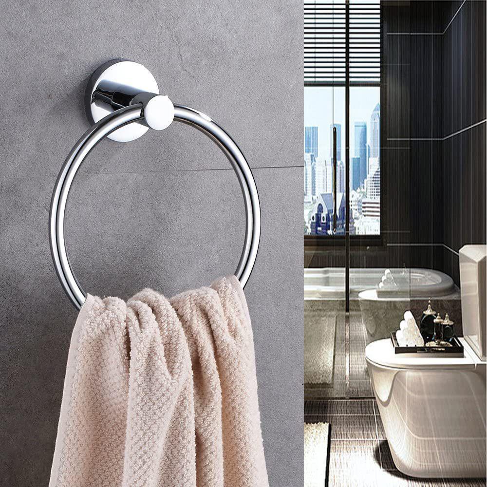 Giá Đỡ Treo Khăn Bằng Thép Không Gỉ Tiện Dụng Cho Phòng Tắm / Nhà Bếp