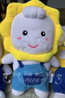 [Size 24cm] Gấu bông BOBBY-CHAN hoa mặt trời