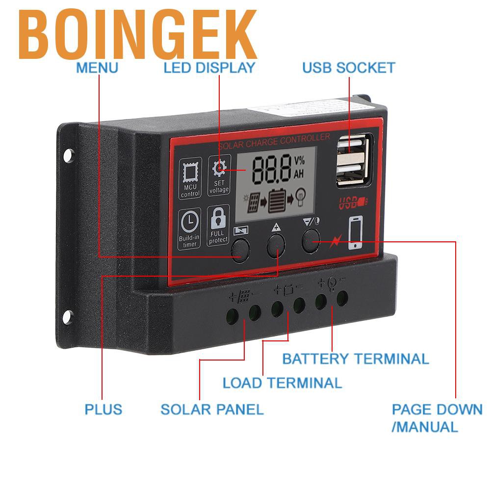 Bảng Mạch Điều Khiển Sạc Năng Lượng Mặt Trời Bongek Pwm