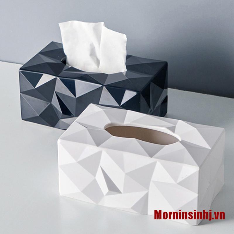 ✨Morninsinhj Home desktop remote control storage box tissue box creative home decoration