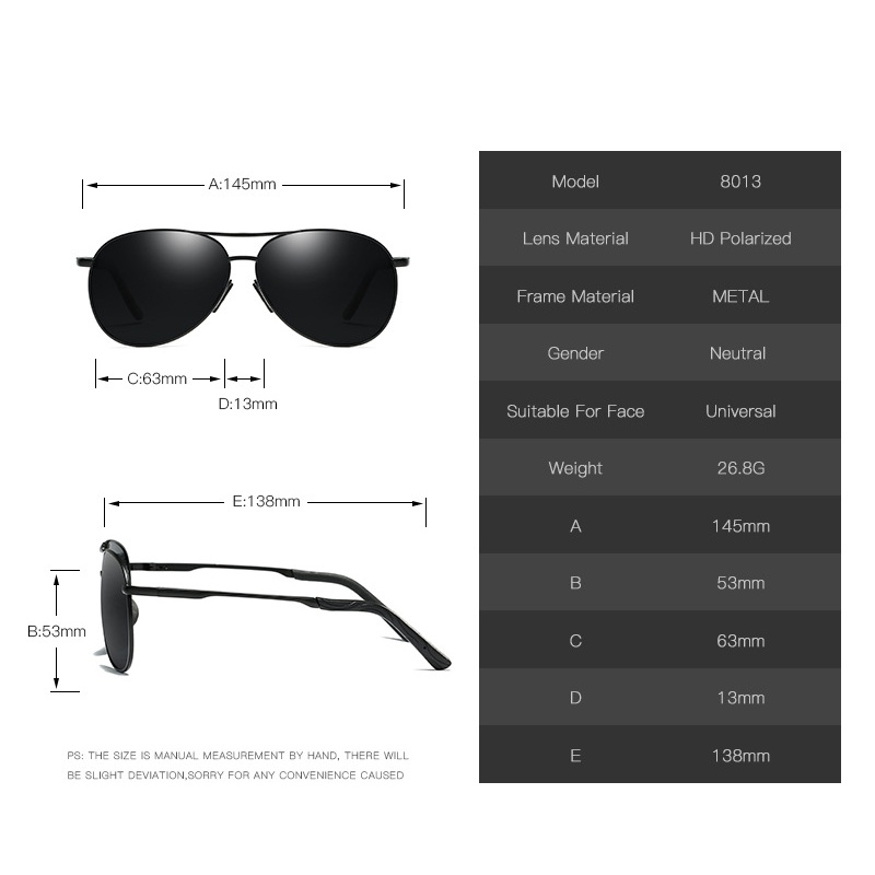 Kính râm thể thao phân cực nam nữ kính nhìn đêm người lái xe ô tô Kính râm phân cực chống chói