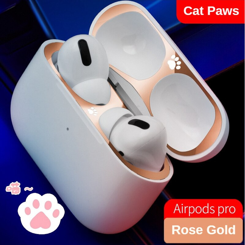 Miếng dán bảo vệ hộp sạc tai nghe chống bụi họa tiết Marvel bằng kim loại thích hợp cho Apple AirPods Pro 2&amp;1