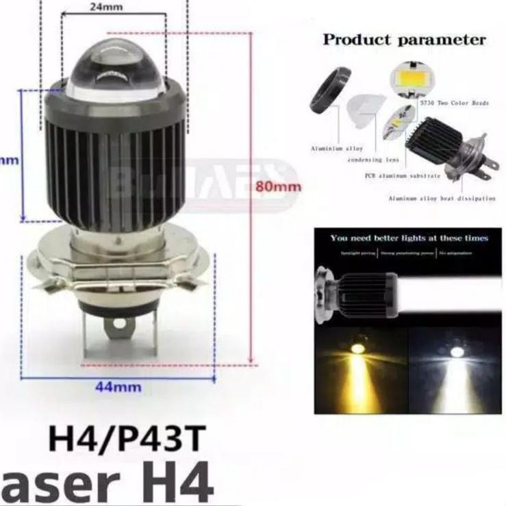 Bóng đèn Led HEADLAMP H4 H4 H4 chiếu laze H4 20w chất lượng cao