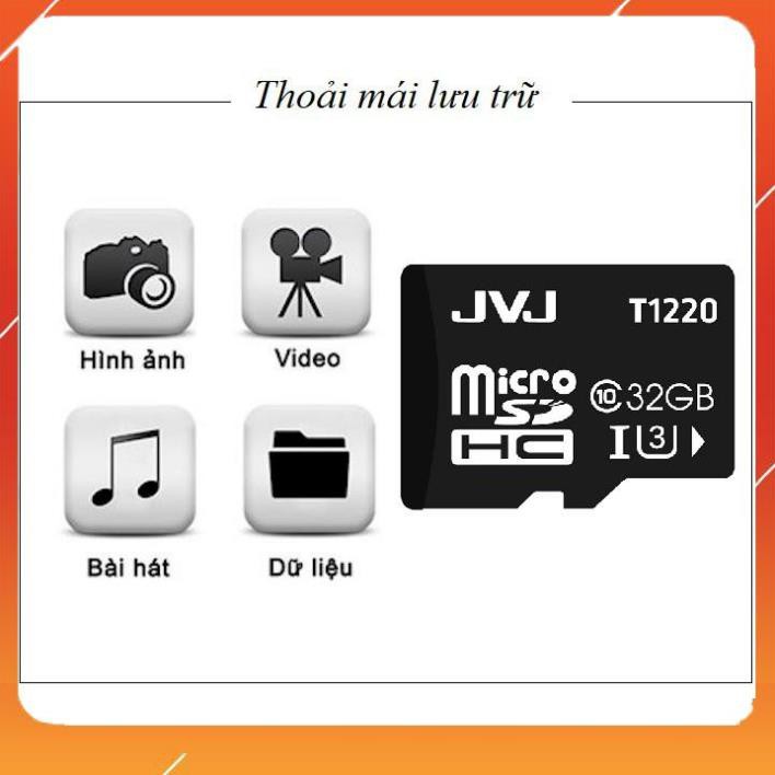 Thẻ nhớ JVJ 32GB/16GB/8GB/4GB tốc độ cao, bảo hành 5 năm chính hãng