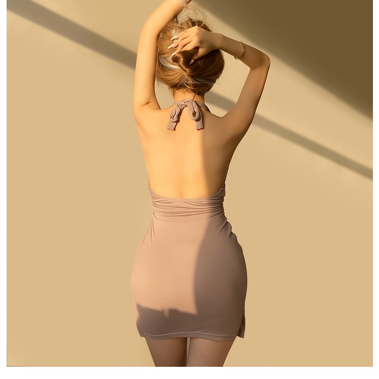 Đầm có dây đeo cổ không tay thời trang quyến rũ dành cho nữ | BigBuy360 - bigbuy360.vn