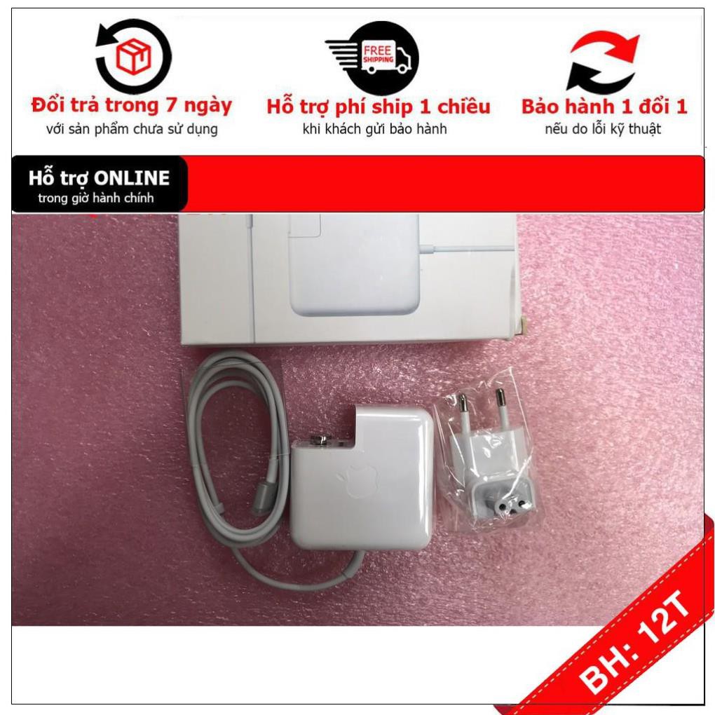 [BH12TH] ⚡️[Sạc zin] Sạc Macbook 14.85V 3.05A 45W Magsafe2