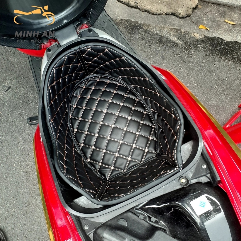 Lót Cốp Xe Máy Cách Nhiệt Chống Sốc Lót Cốp Xe Máy Honda Future Dylan Vario Click Có Túi Đựng Giấy Tờ Minh An
